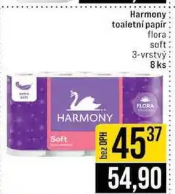 Jip Harmony toaletní papír flora soft 3-vrstvý 8ks nabídka