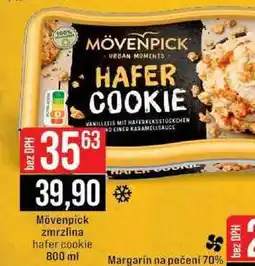 Jip Mövenpick zmrzlina hafer cookie 800 ml nabídka