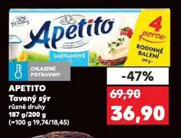 Kaufland Apetito tavený sýr nabídka