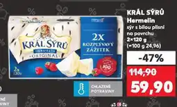 Kaufland Král sýrů hermelín nabídka
