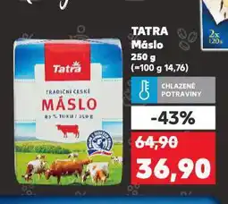 Kaufland Tatra máslo nabídka