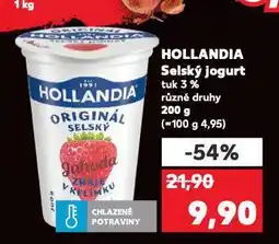 Kaufland Hollandia selský jogurt nabídka
