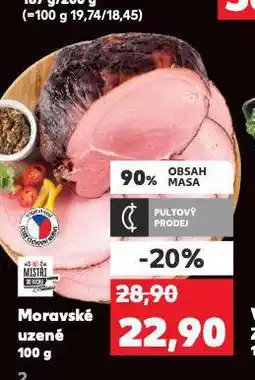 Kaufland Moravské uzené nabídka