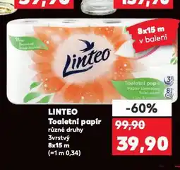 Kaufland Linteo toaletní papír nabídka