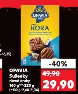 Kaufland Opavia sušenky nabídka