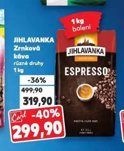 Kaufland Káva jihlavanka nabídka