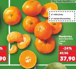 Kaufland Mandarinky nabídka