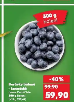 Kaufland Borůvky balené kanadské nabídka
