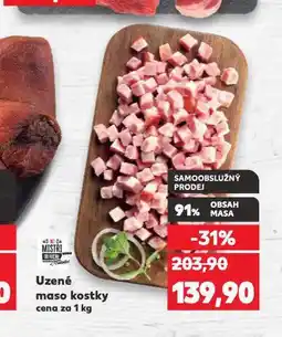 Kaufland Uzené maso kostky nabídka