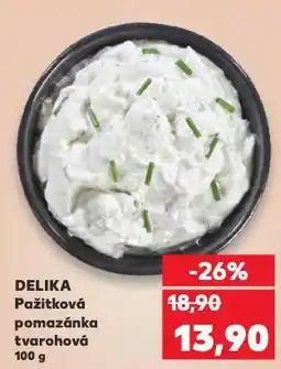 Kaufland Delika pažitková pomazánka tvarohová nabídka