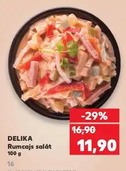 Kaufland Delika rumcajs salát nabídka