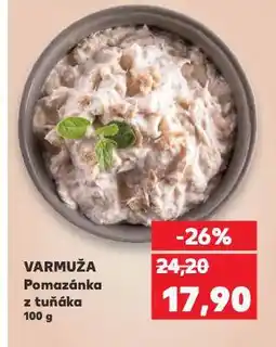 Kaufland Varmuža pomazánka z tuňáka nabídka