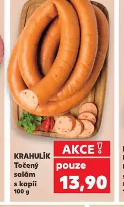 Kaufland Krahulík točený salám s kapií nabídka