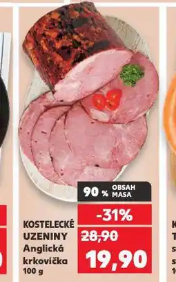 Kaufland Anglická krkovička nabídka