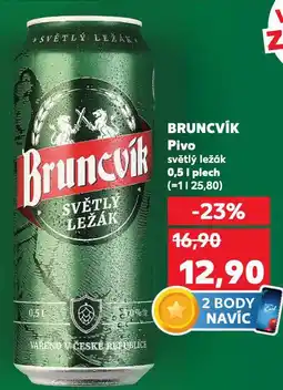 Kaufland Pivo bruncvík nabídka
