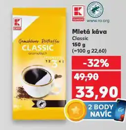 Kaufland Mletá káva nabídka