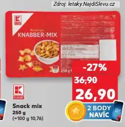 Kaufland Snack mix nabídka