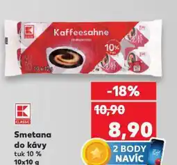 Kaufland Smetana do kávy nabídka