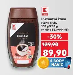 Kaufland Instantní káva nabídka