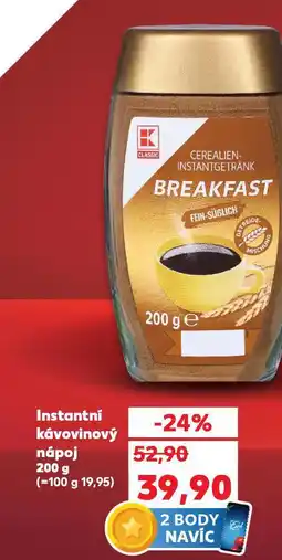 Kaufland Instantní kávovinový nápoj nabídka