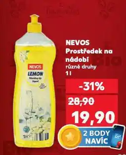 Kaufland Nevos prostředek na nádobí nabídka