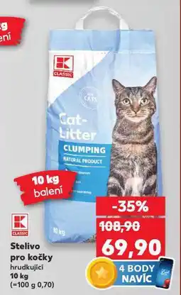 Kaufland Stelivo pro kočky nabídka