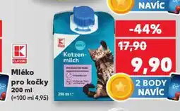 Kaufland Mléko pro kočky nabídka