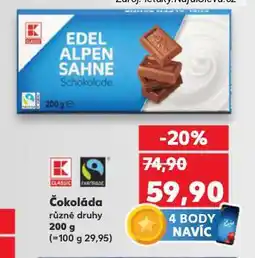 Kaufland Čokoláda nabídka