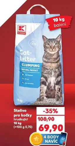 Kaufland Stelivo pro kočky nabídka