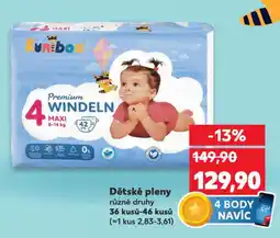 Kaufland Dětské pleny nabídka