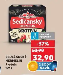 Kaufland Sedlčanský hermelín protein nabídka