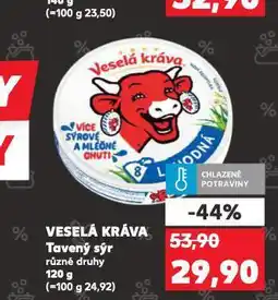 Kaufland Veselá kráva tavený sýr nabídka