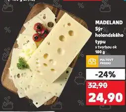 Kaufland Madeland sýr holandského typu nabídka
