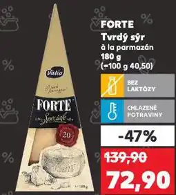 Kaufland Forte tvrdý sýr nabídka