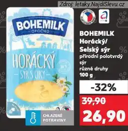 Kaufland Bohemilk selský sýr nabídka