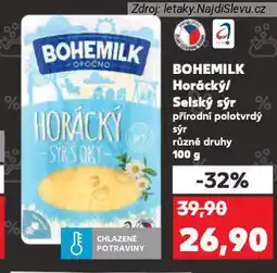 Kaufland Horácký sýr bohemilk nabídka