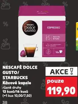 Kaufland Starbucks kávové kapsle nabídka