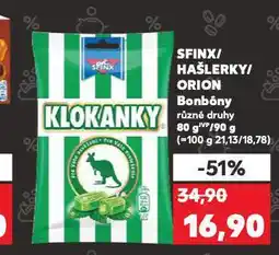 Kaufland Sfinx nabídka