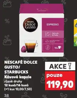 Kaufland Kávové kapsle dolce gusto nabídka