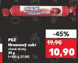 Kaufland Pez hroznový cukr nabídka