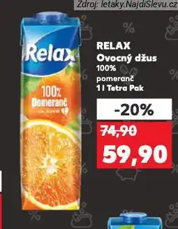 Kaufland Relax ovocný džus nabídka