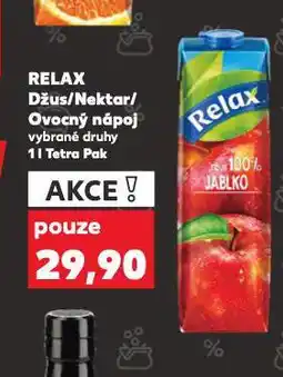 Kaufland Relax ovocný nápoj nabídka