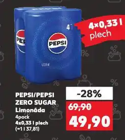 Kaufland Pepsi zero nabídka
