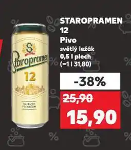 Kaufland Pivo staropramen nabídka