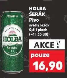 Kaufland Pivo holba šerák nabídka