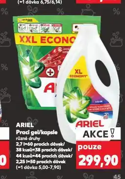 Kaufland Ariel prací gel nabídka