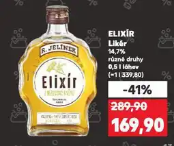 Kaufland Elixír likér nabídka