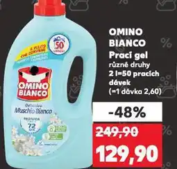 Kaufland Omino bianco prací gel nabídka