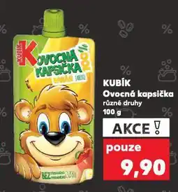 Kaufland Kubík ovocná kapsička nabídka