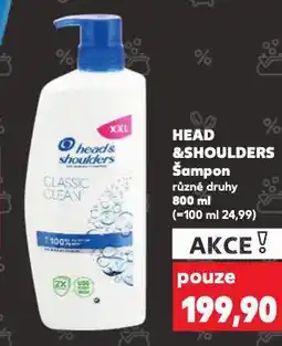 Kaufland Head & shoulders šampon na vlasy nabídka